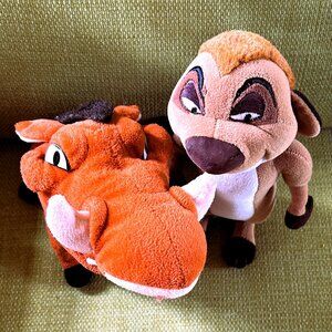 Timon and Pumba Plush from the original Lion King movie